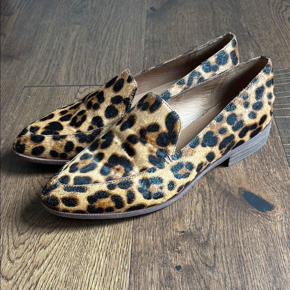 Madewell Leopard Calf Hair Loafers